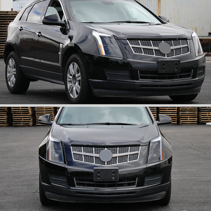 Spec-D 2010-2016 Cadillac SRX Full Switchback Sequential LED DRL Projector Black Headlights