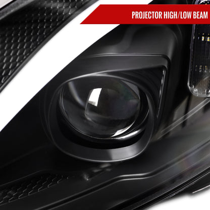 Spec-D 2017 Mercedes C-Class W205 black sequential headlights