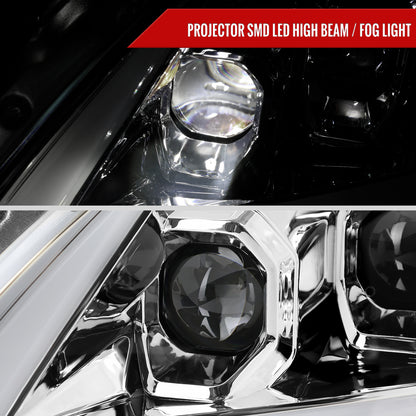 Spec-D 2012 G37 Q60 2DR Triple custom headlights