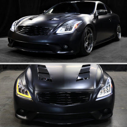 Spec-D 12 G37 Q60 2DR Triple headlights