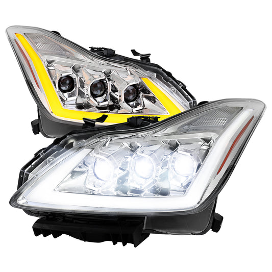 Spec-D 2008 G37 Q60 2DR Triple headlights upgrade