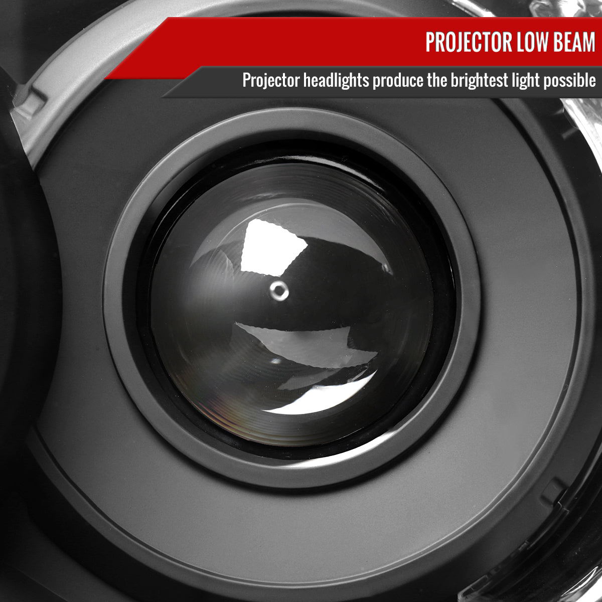 Spec-D 2006-2009 Toyota 4Runner SR5 Ltd Projector Black Headlights