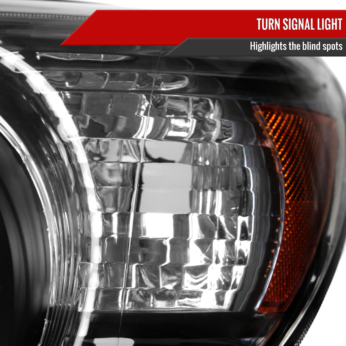 Spec-D 2006-2009 Toyota 4Runner SR5 Ltd Projector Black Headlights