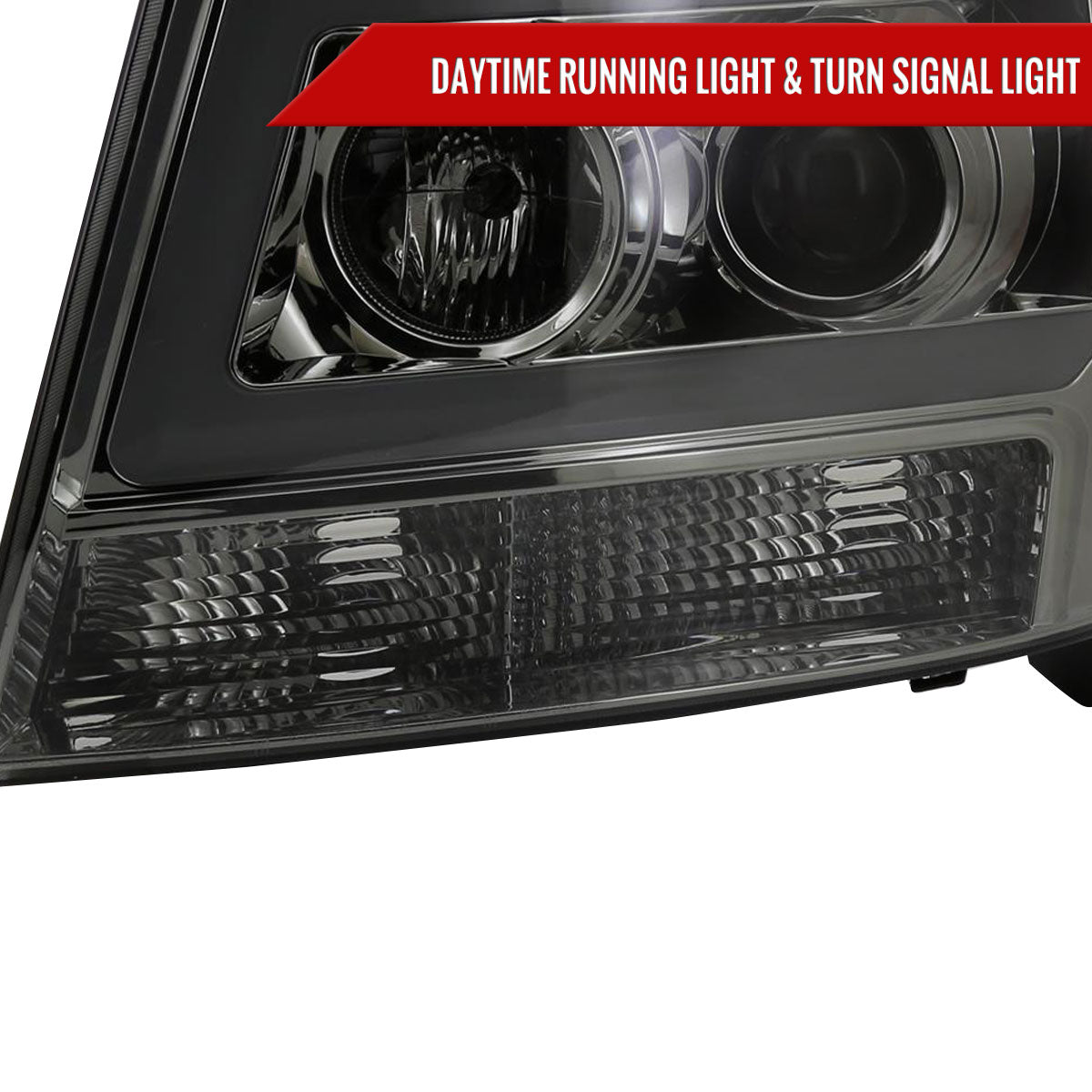 Spec-D 07 Avalanche Tahoe Suburban Projector smoked headlights