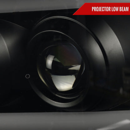 2008 Avalanche Tahoe Suburban Black Spec-D smoked aftermarket headlights