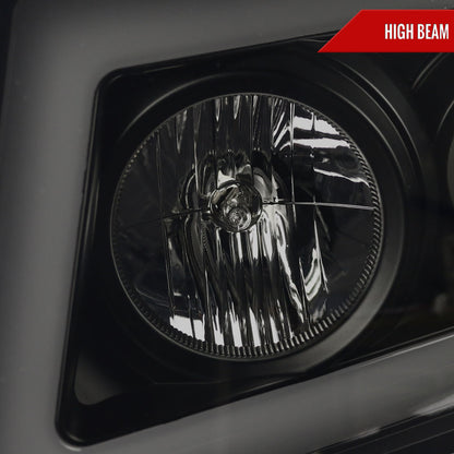 Spec-D 2009 Avalanche Tahoe Suburban Black smoked headlights