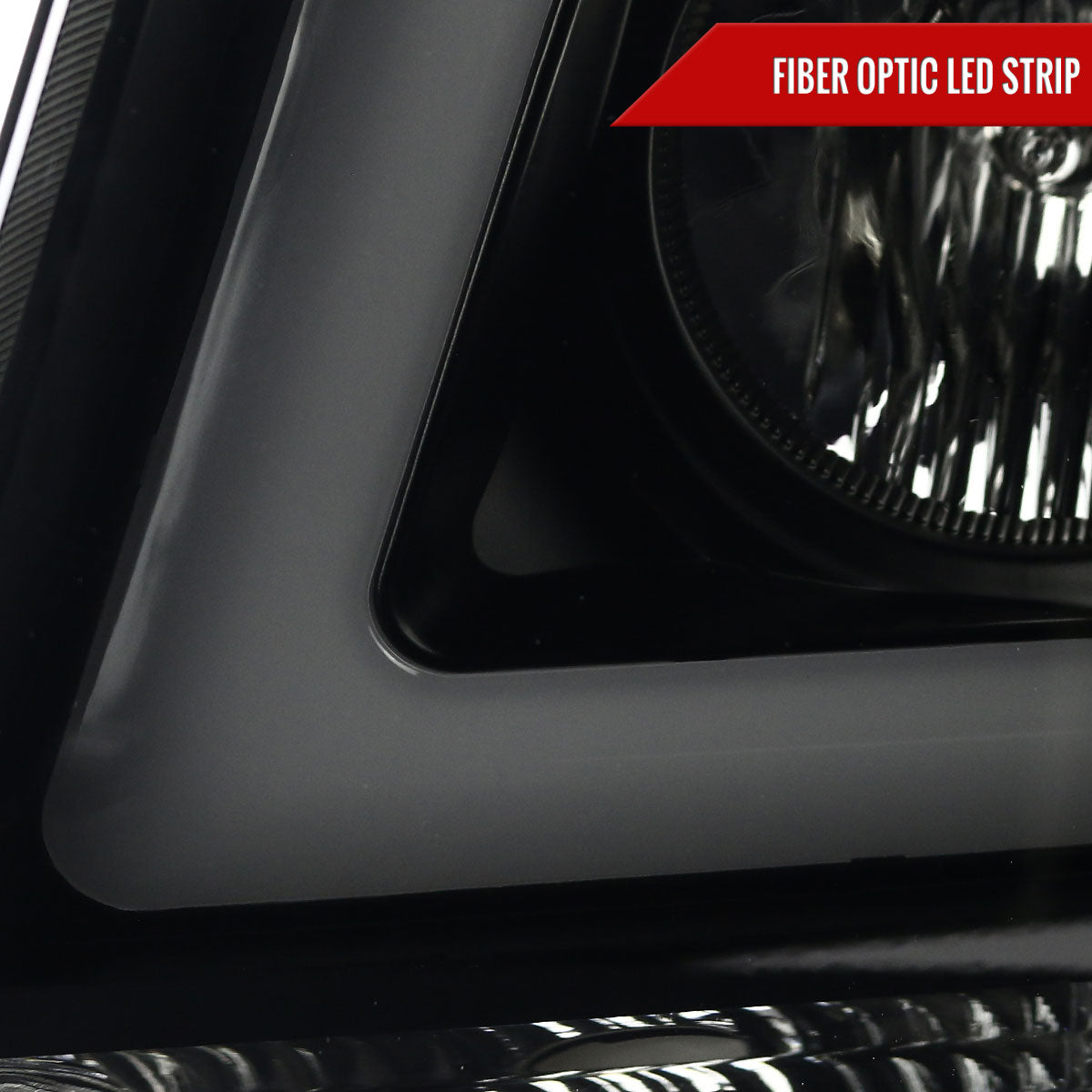 2010 Avalanche Tahoe Suburban Black Spec-D smoked headlights