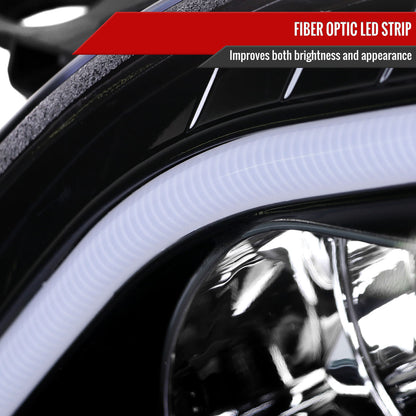 Spec-D 2010 Benz W164 ML-Class Sequetial black custom headlights