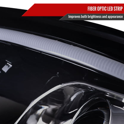 Spec-D 2010 Benz W164 ML-Class Turn black custom headlights