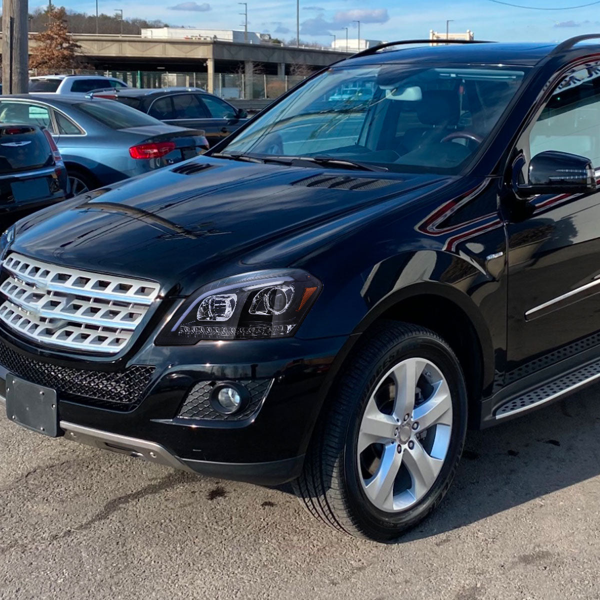 09 Benz W164 ML-Class Turn Spec-D black lighting upgrade