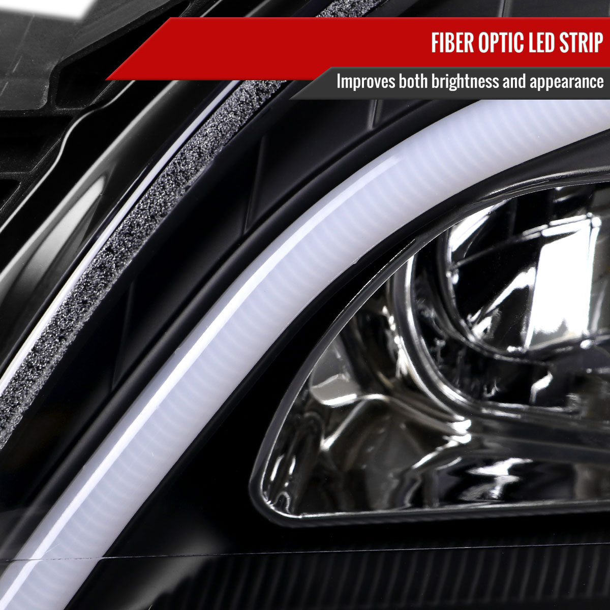 Spec-D 2010 Benz W164 ML-Class SEQ LED black custom headlights