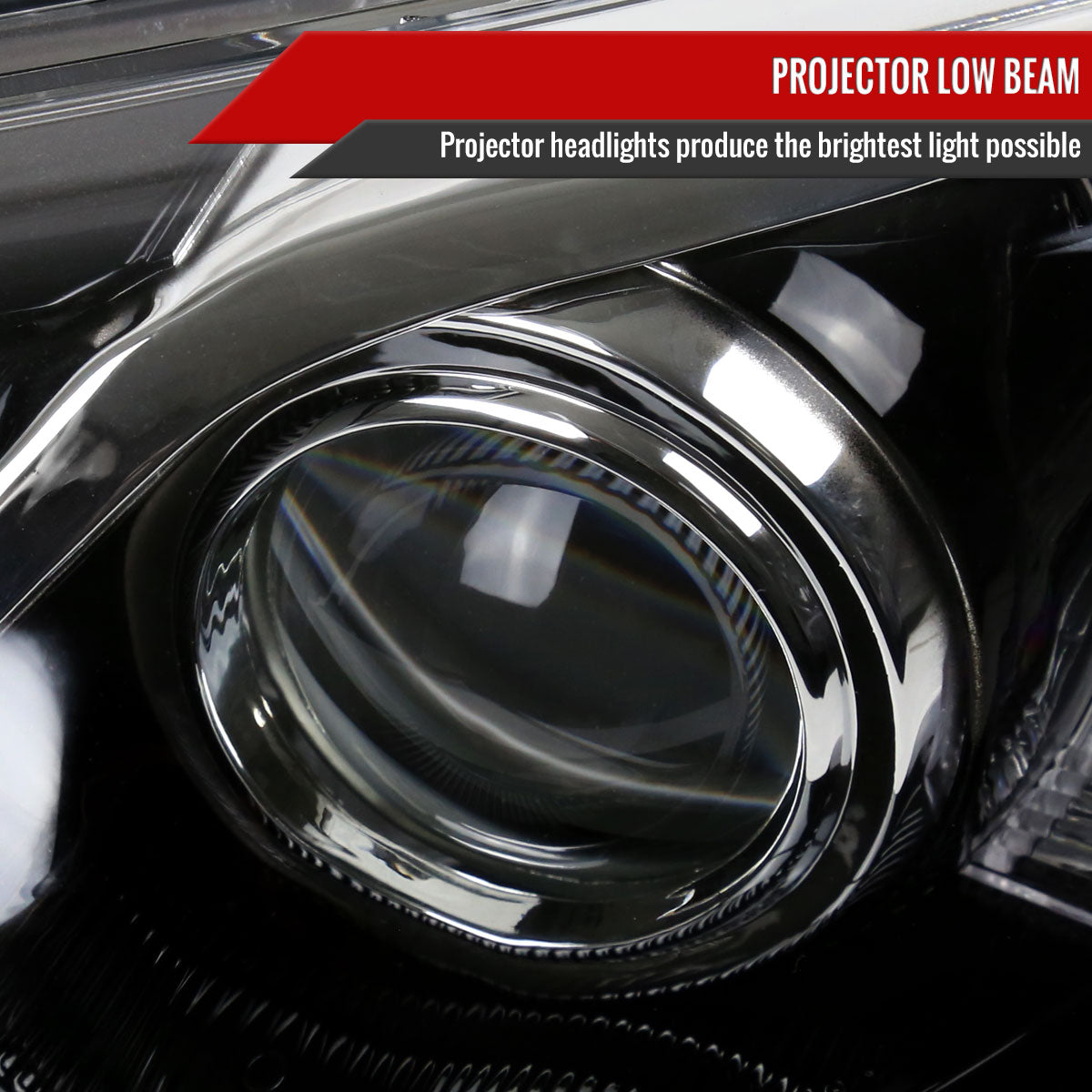 Spec-D 2014 Camry Amber Reflector Driver black driver-side headlights