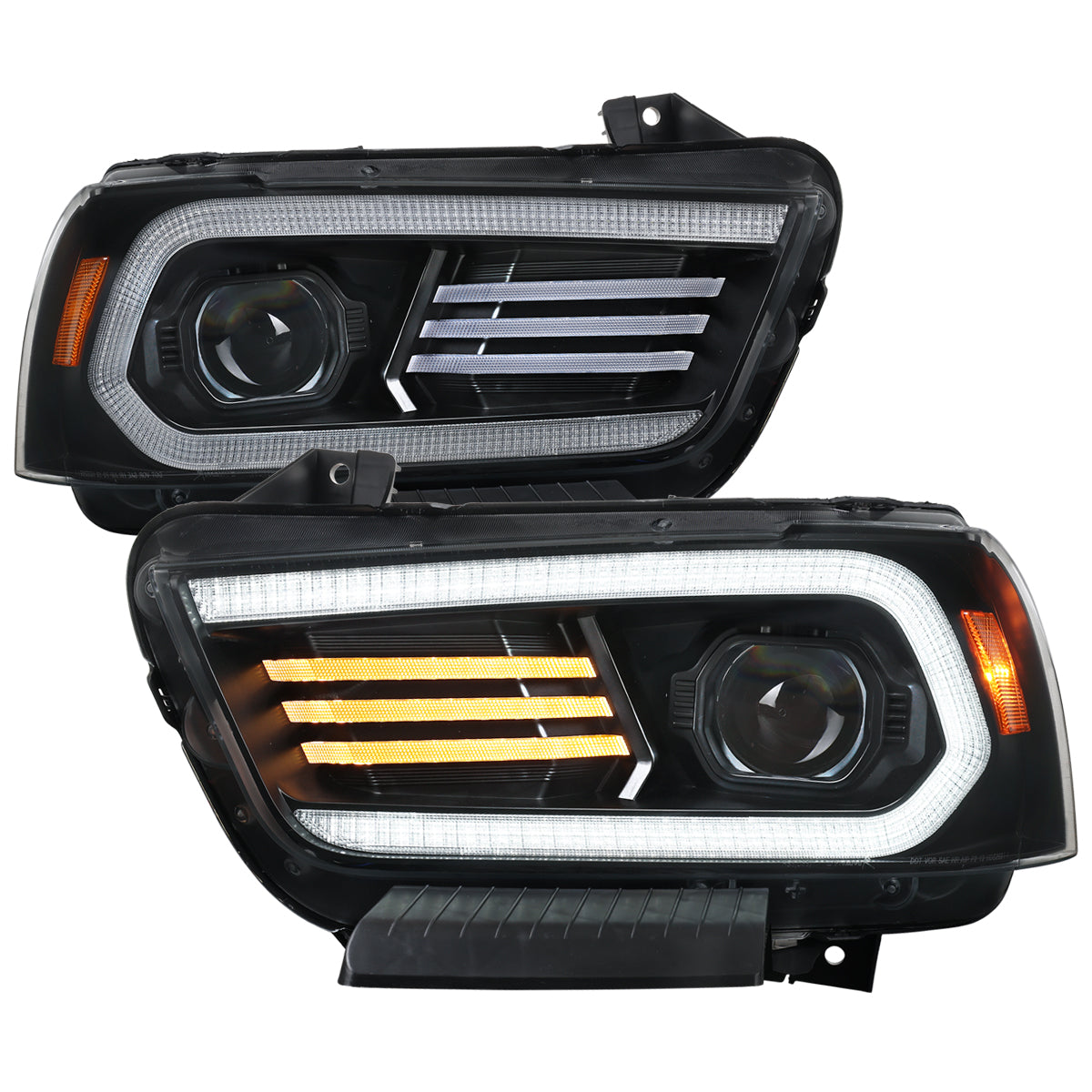 Spec-D 11-14 Dodge Charger Hid Projector HID Headlight Black improve