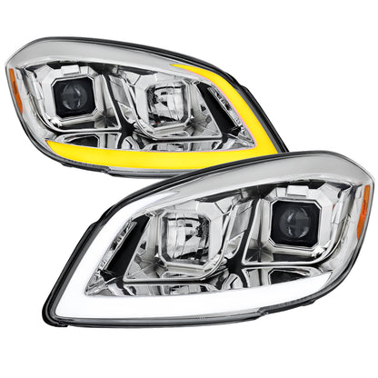 Spec-D 05-10 Chevrolet Cobalt Light Bar Projector Headlight Chrome improve