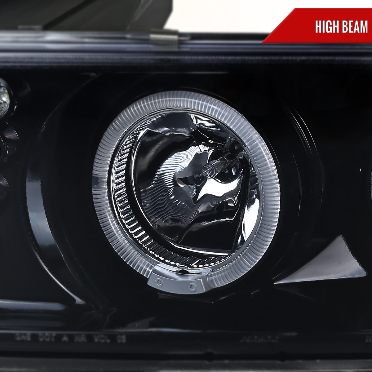 Spec-D 2004-2012 GMC Canyon/ Chevrolet Colorado Dual Halo Projector GL Black w/Smoked Lens Headlights