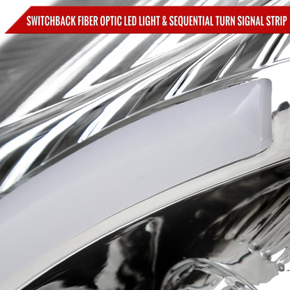 Spec-D 2012 Cadillac CTS chrome custom headlights