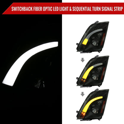 2009 Cadillac CTS Blk Spec-D smoked aftermarket headlights