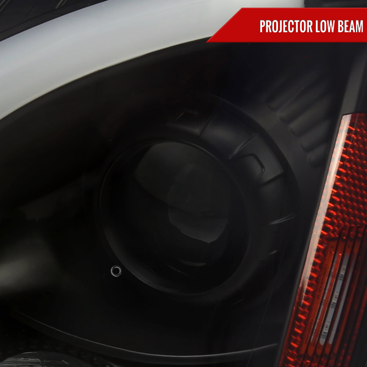 Spec-D 2010 Cadillac CTS Blk smoked sequential LED bar headlights