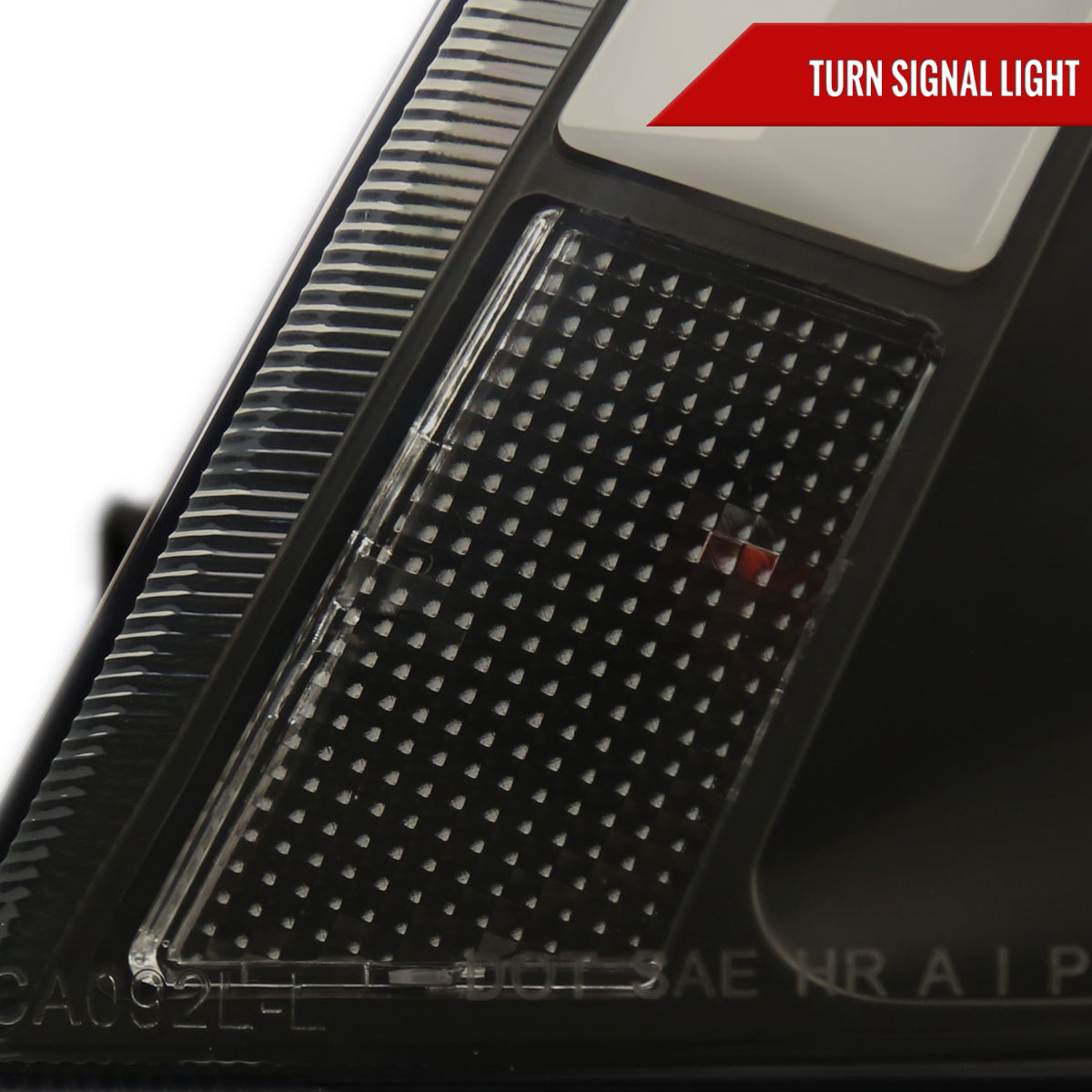 Spec-D 08 Cadillac CTS Blk smoked LED bar headlights