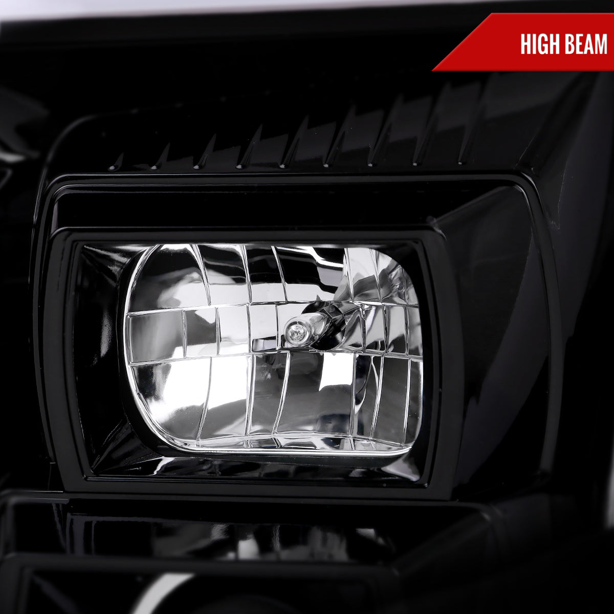 Spec-D 2007-2014 GMC Yukon/XL 1500/XL 2500 Switchback Sequential LED Turn Signal Projector J Black Headlights