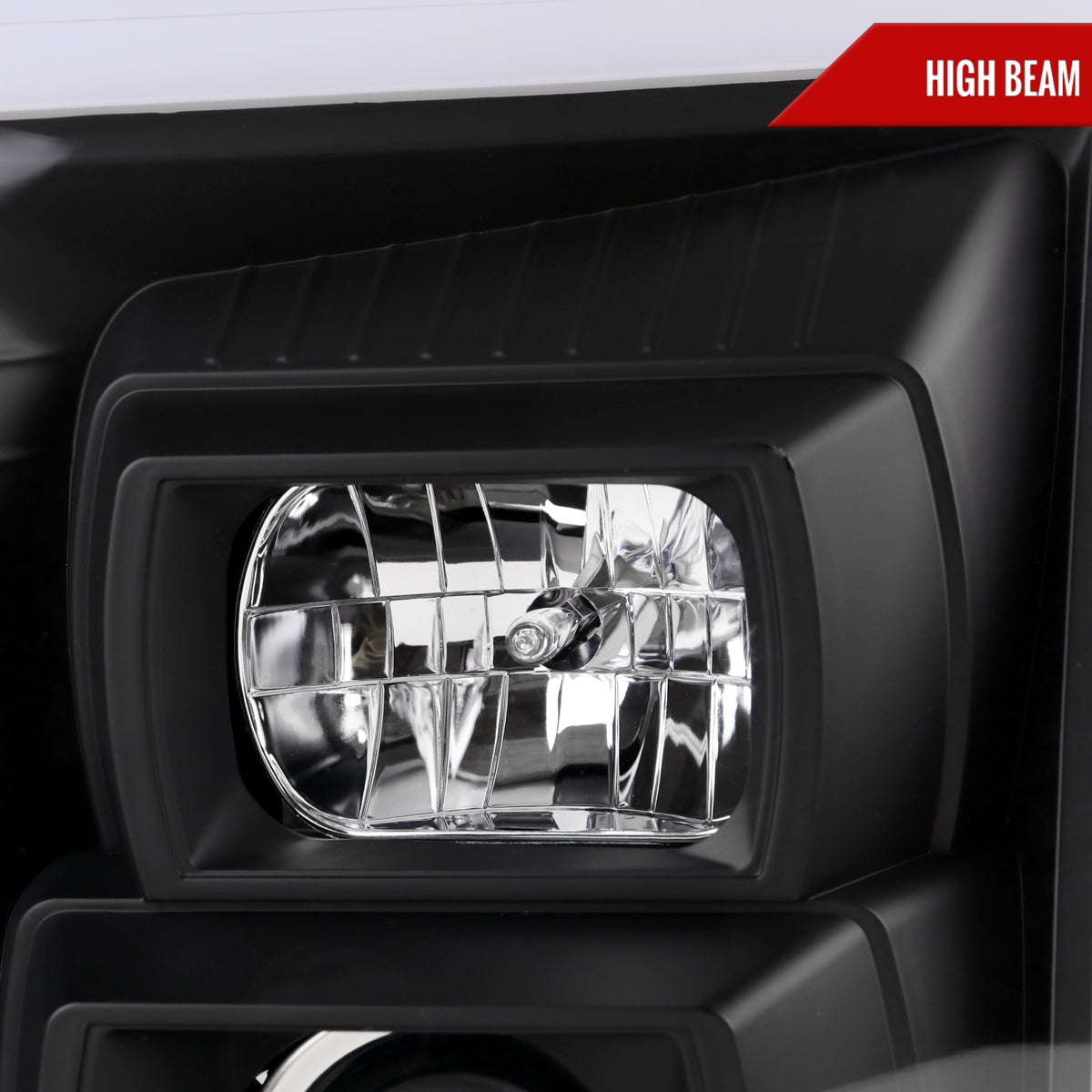 Spec-D 2007-2014 GMC Yukon/XL 1500/XL 2500 Switchback Sequential LED Turn Signal Projector Black Headlights