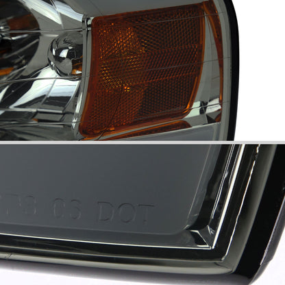 Spec-D 02 Ram Projector smoked LED bar headlights