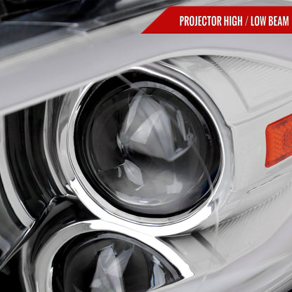 2016 Dodge Dart Animated Spec-D chrome headlights