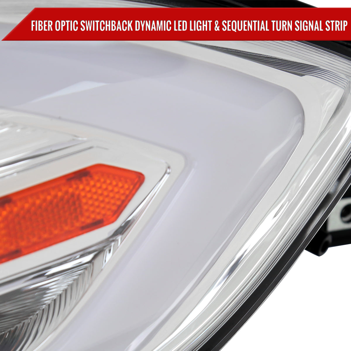 Spec-D 2013 Dodge Dart Animated chrome custom headlights