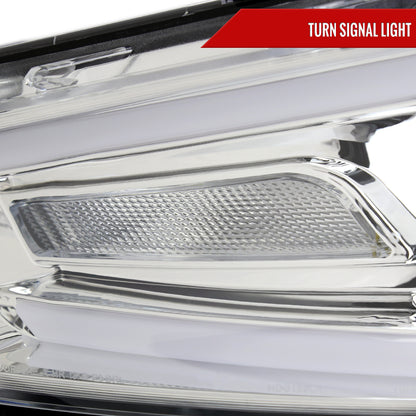 Spec-D 13 Dodge Dart Animated chrome LED headlights