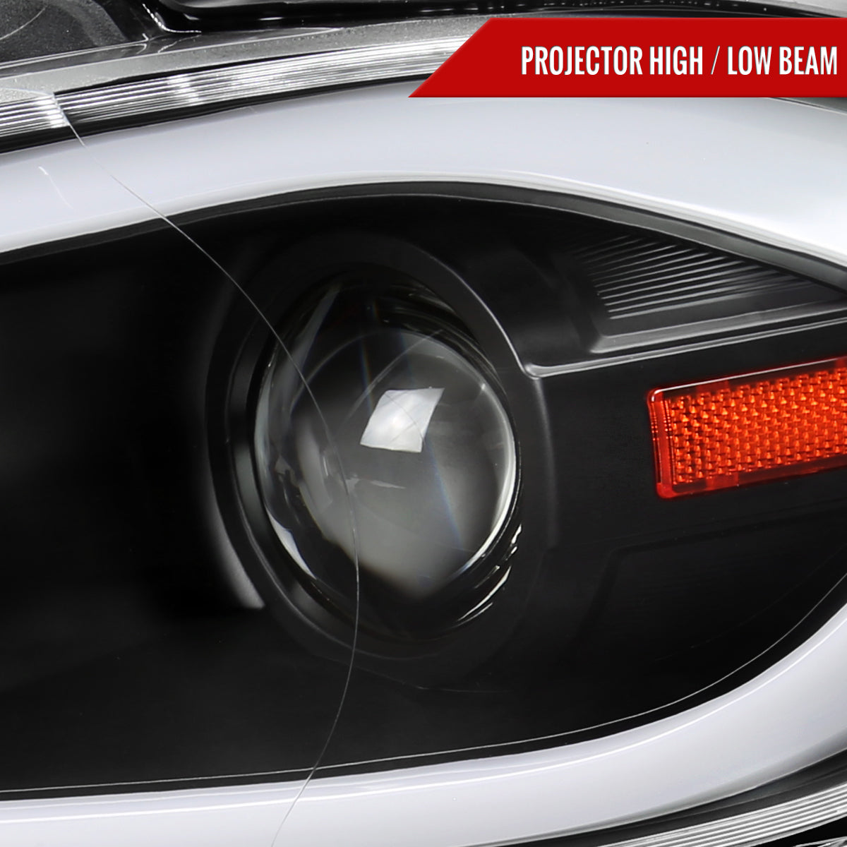 2016 Dodge Dart Animated Blk Spec-D headlights