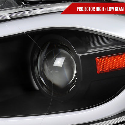 2016 Dodge Dart Animated Blk Spec-D headlights