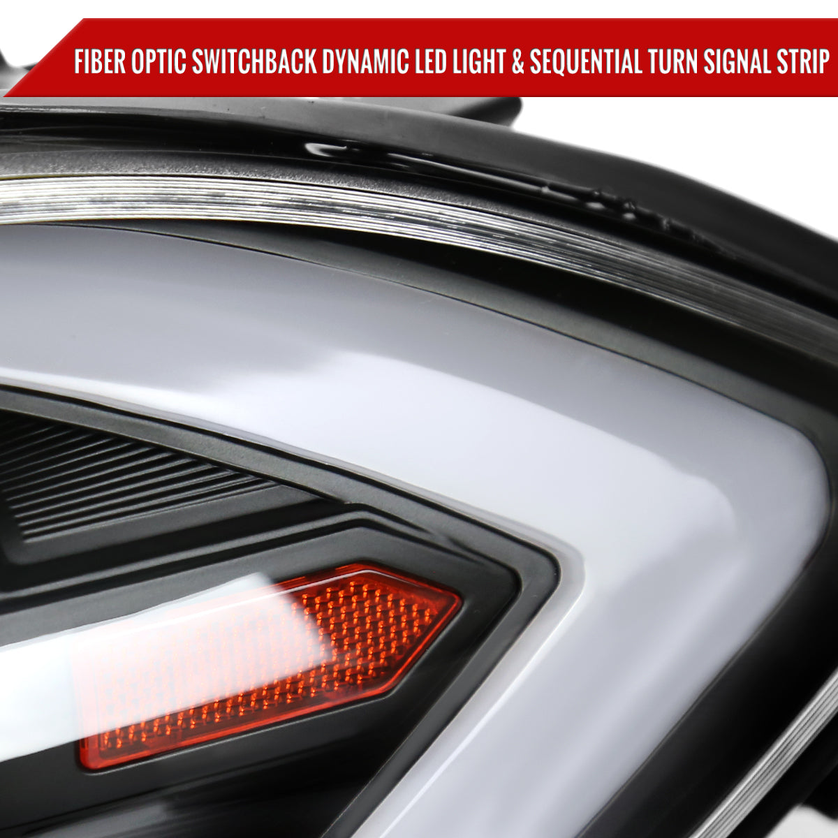 Spec-D 2013 Dodge Dart Animated Blk custom headlights