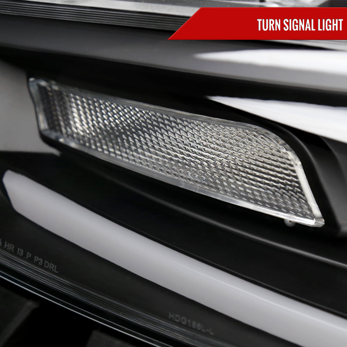 Spec-D 13 Dodge Dart Animated Blk LED bar headlights