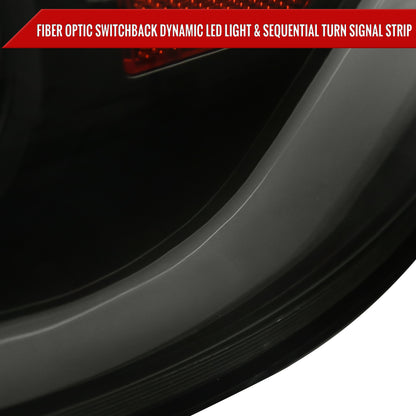 Spec-D 2013 Dodge Dart Animated Pro black custom headlights