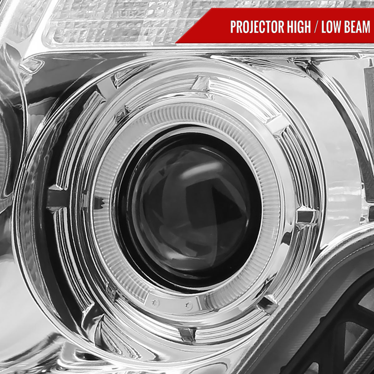 Spec-D 2009 Ford Edge Strip chrome headlights