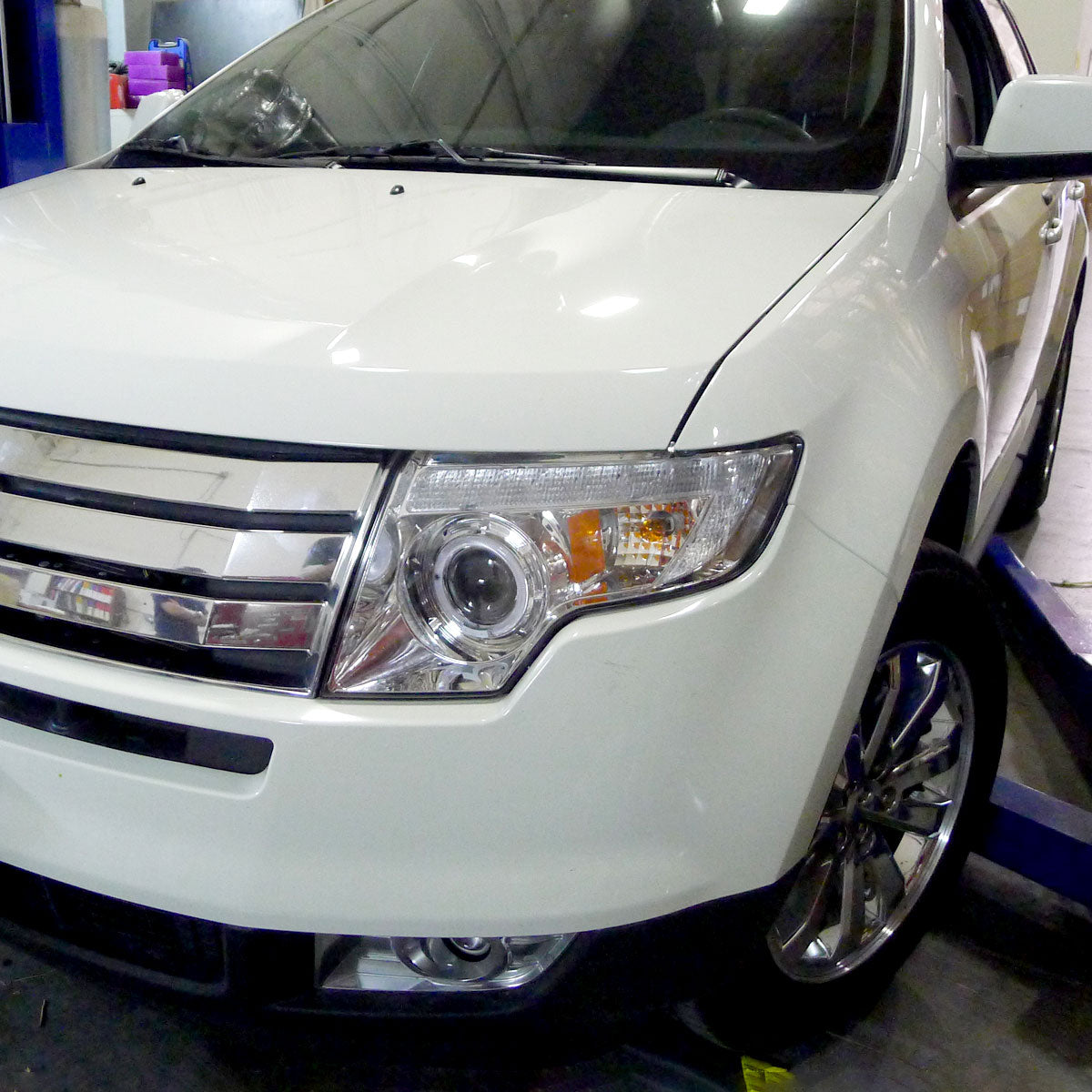 Spec-D Ford Edge Strip 09 chrome headlights