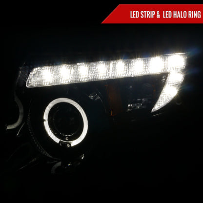 2008 Ford Edge Strip GL Spec-D smoked aftermarket headlights