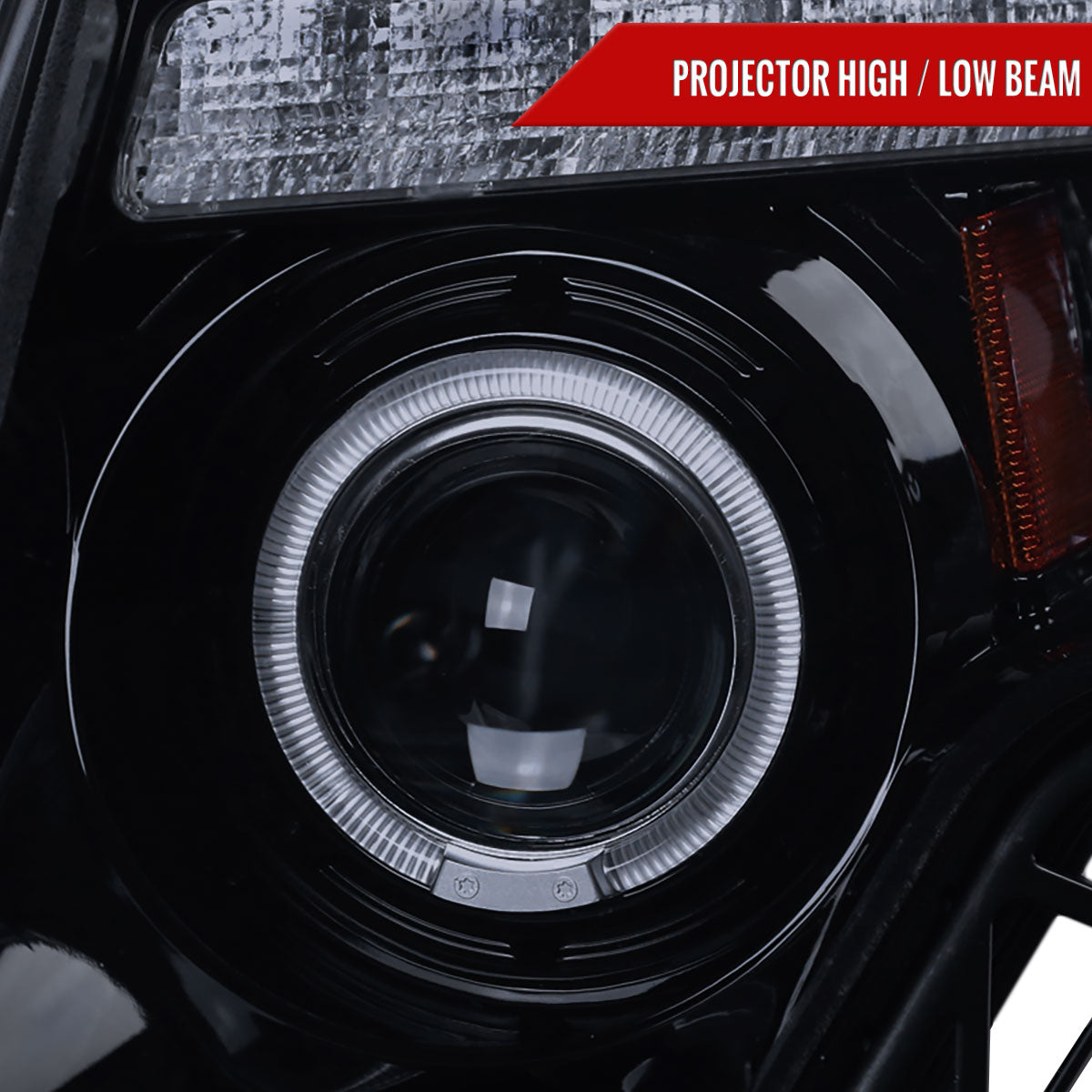 Spec-D 2009 Ford Edge Strip GL smoked headlights