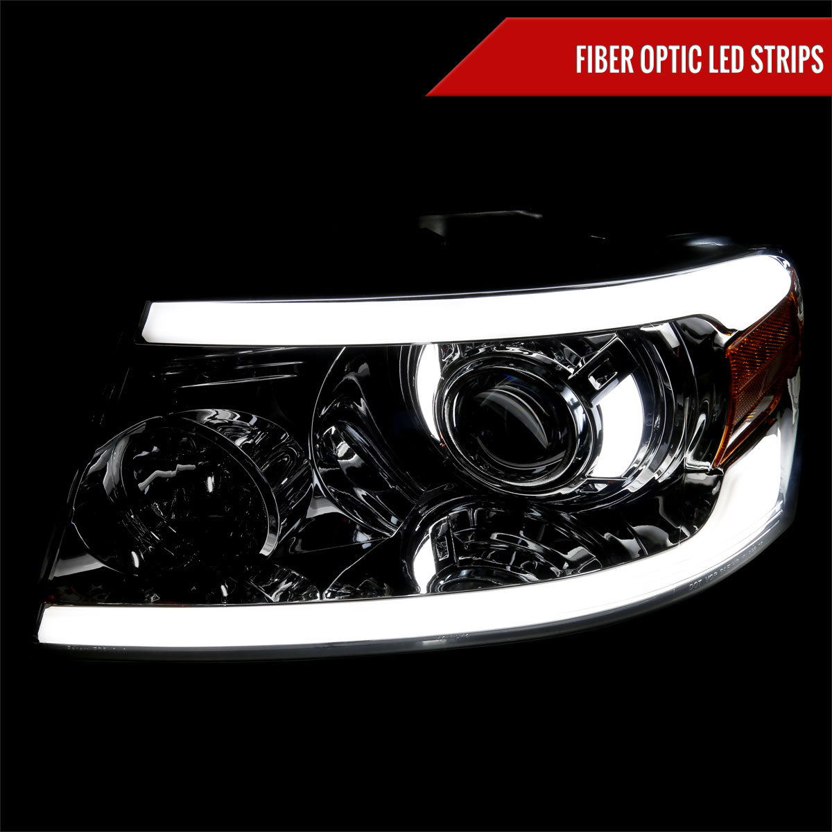 2005 F-150 Lincoln Mark LT Spec-D smoked aftermarket Projector headlights