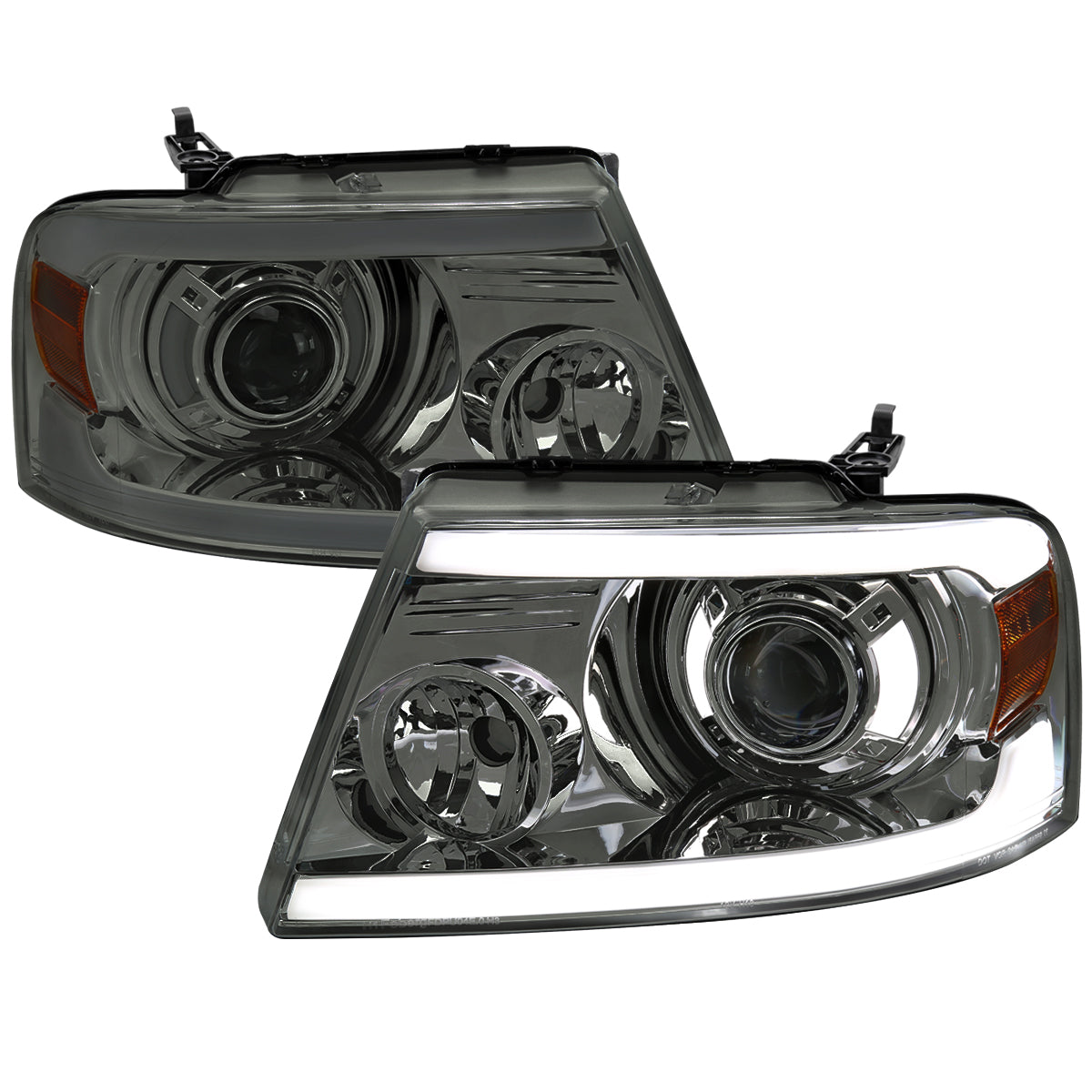 Spec-D 2004 F-150 Lincoln Mark LT smoked Projector headlights upgrade