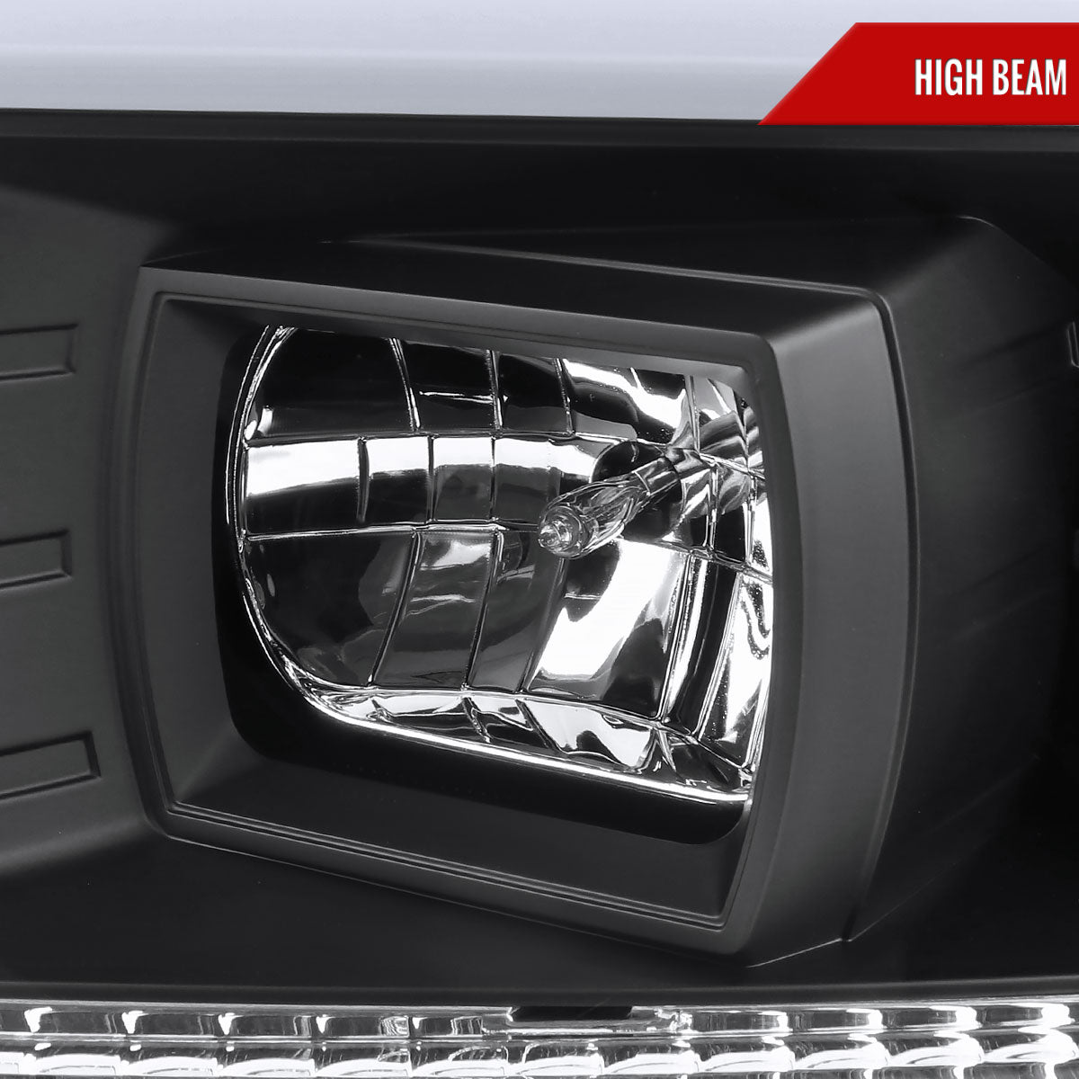 2007 Ford F-150 Lincoln Mark Spec-D black headlights