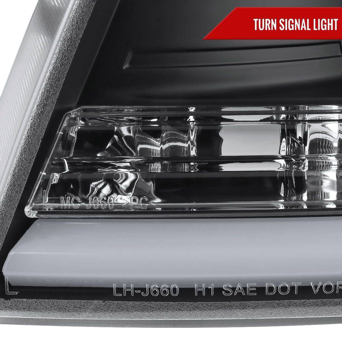 Spec-D 2004-2008 Ford F-150/ 2006-2008 Lincoln Mark LT LED Projector Black Headlights