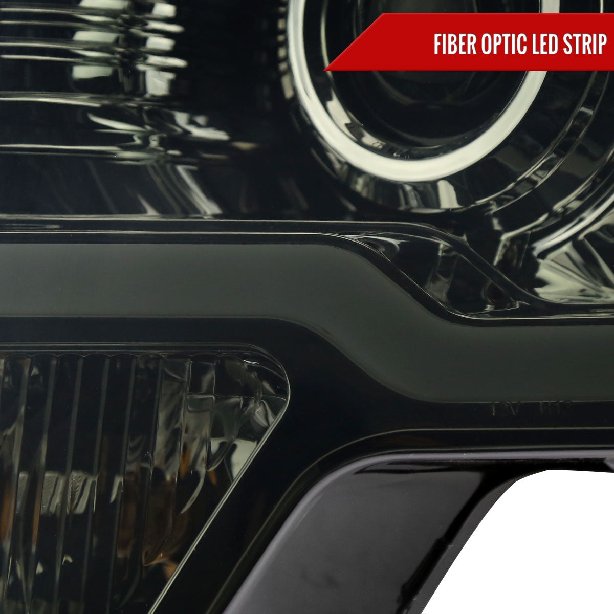 2012 Ford F-150 Strip Spec-D chrome headlights