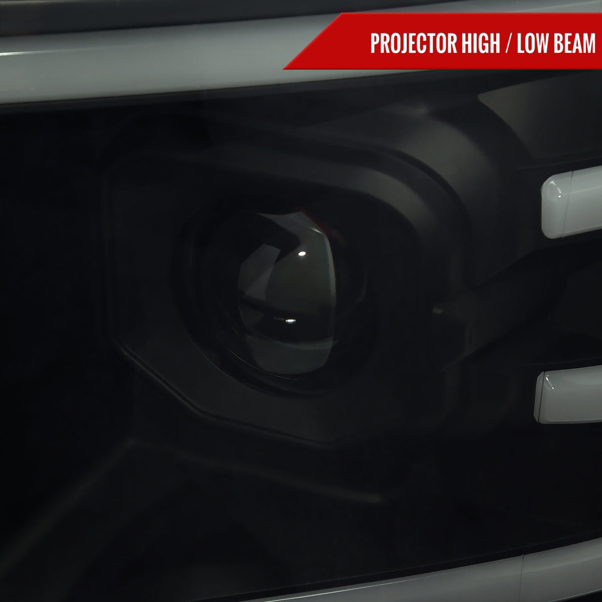 2012 Ford F-150 Spec-D black headlights