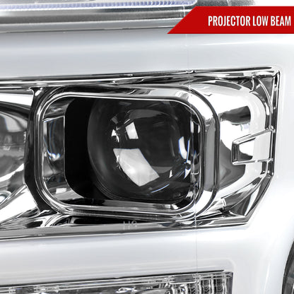 Spec-D 2020 Ford F-150 chrome headlights