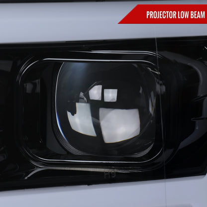 Spec-D 2020 Ford F-150 Blk smoked headlights