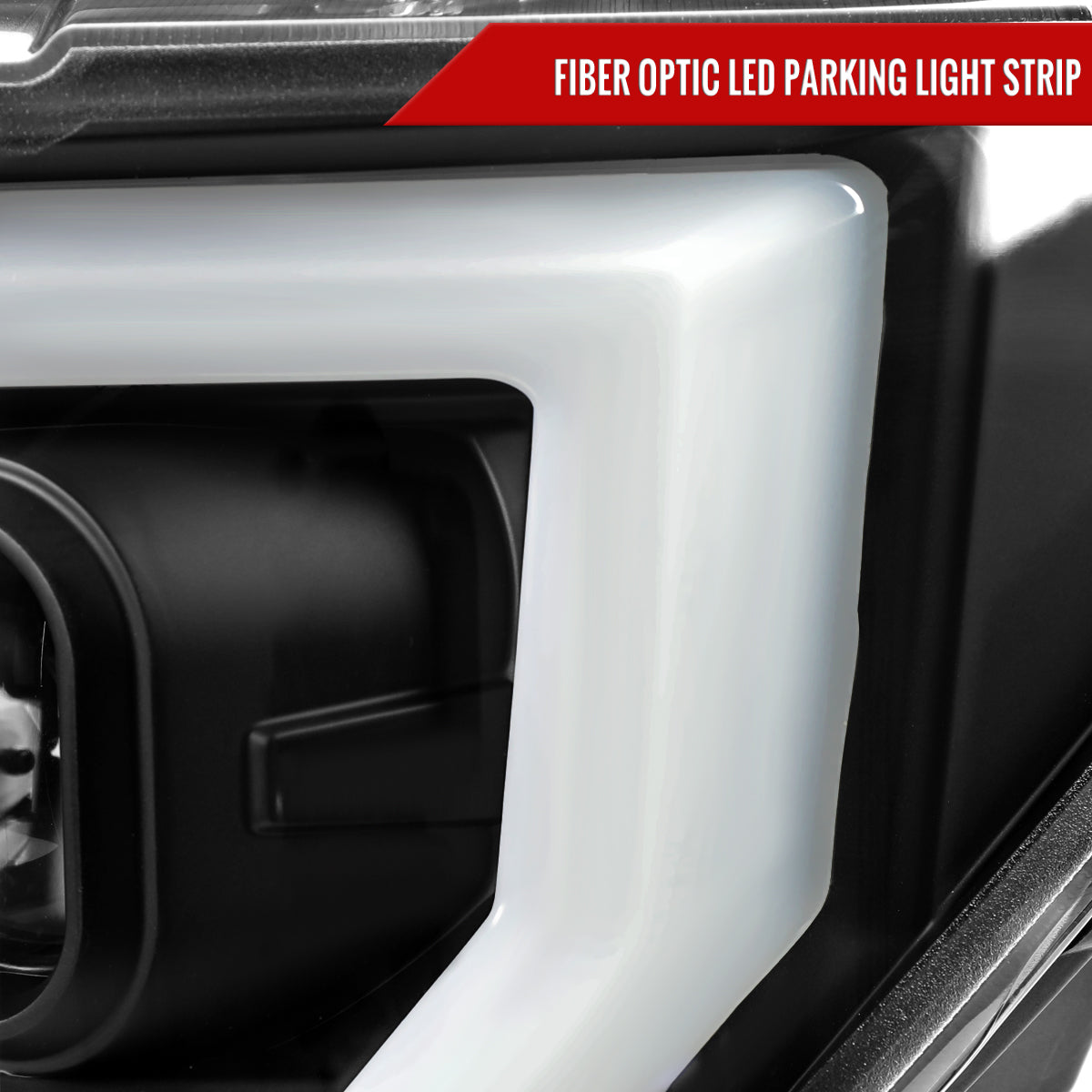 Spec-D 2019 Ford F-150 black custom headlights