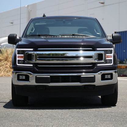 Spec-D 19 Ford F-150 black headlights