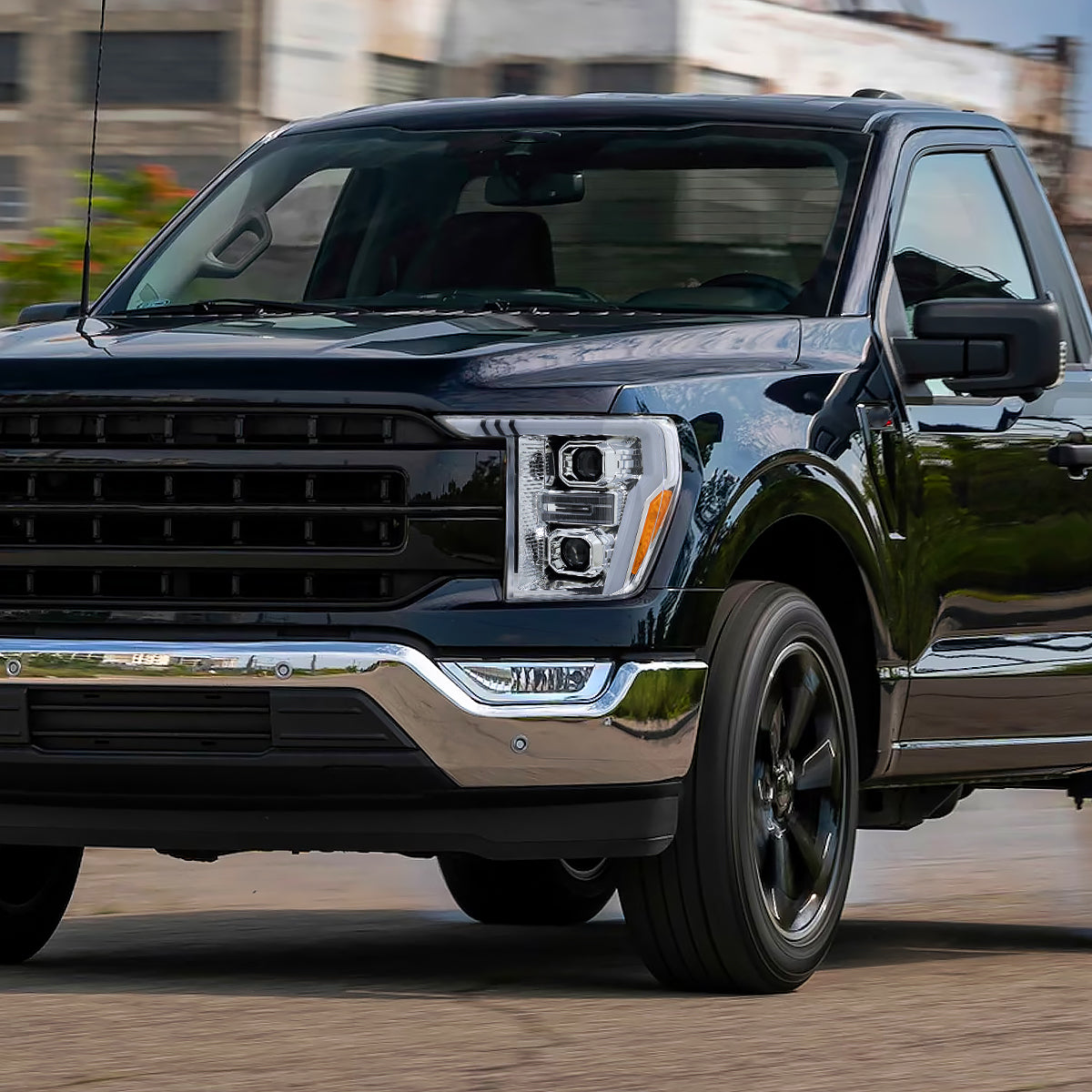 24 Ford F-150 Spec-D chrome lighting upgrade