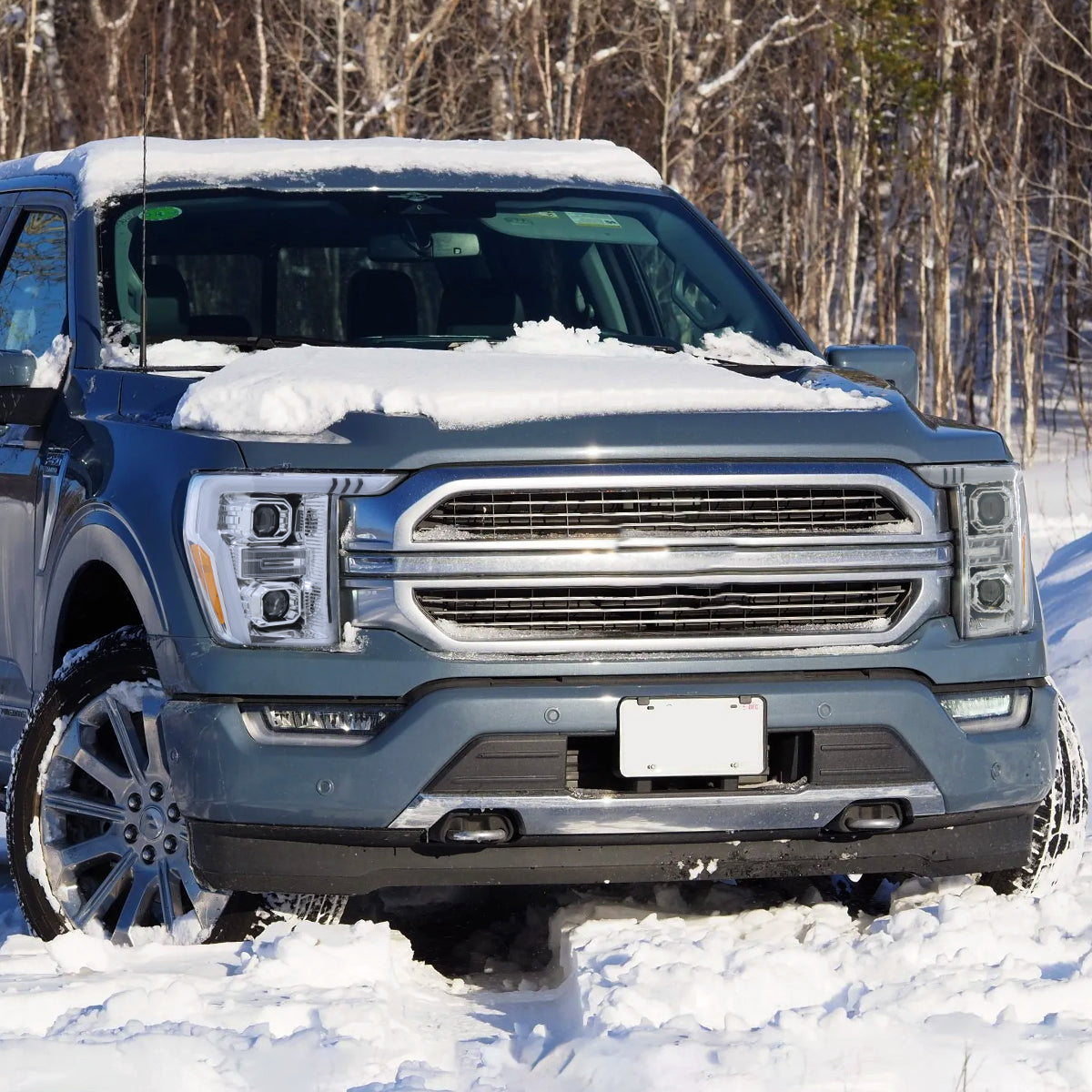 Spec-D 25 Ford F-150 chrome headlights